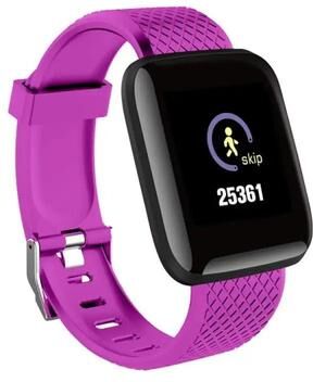 Uplift Essentials Multifunctional Fitness Sports Smartwatch purple 116plus