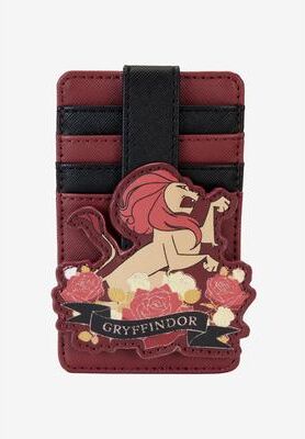 Women's Loungefly X Harry Potter Gryffindor Card Holder by Harry Potter in Red