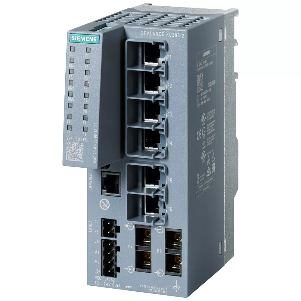 Siemens SCALANCE XC206-2 (SC), Managed