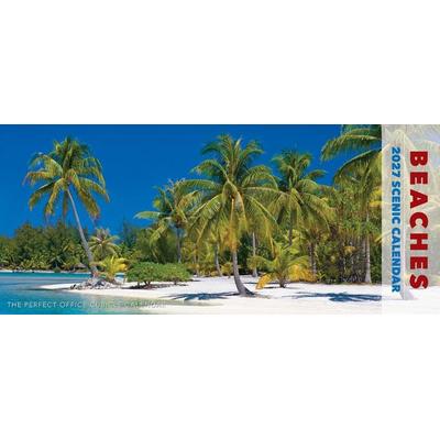 Beaches 2027 Panoramic 15 X 6.5 Wall Calendar