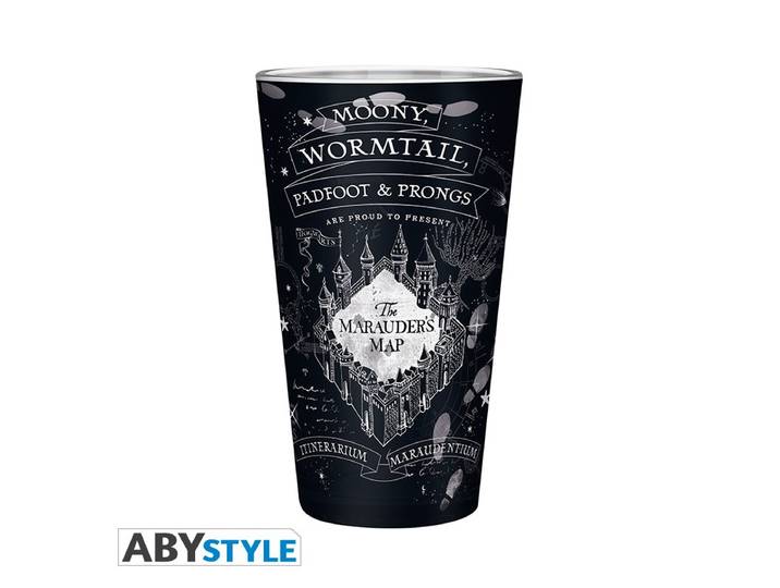 HARRY POTTER Verre XXL Carte du Maraudeur