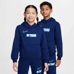 Nike Erling Haaland Club Fleece Hoodie Kinder dunkelblau