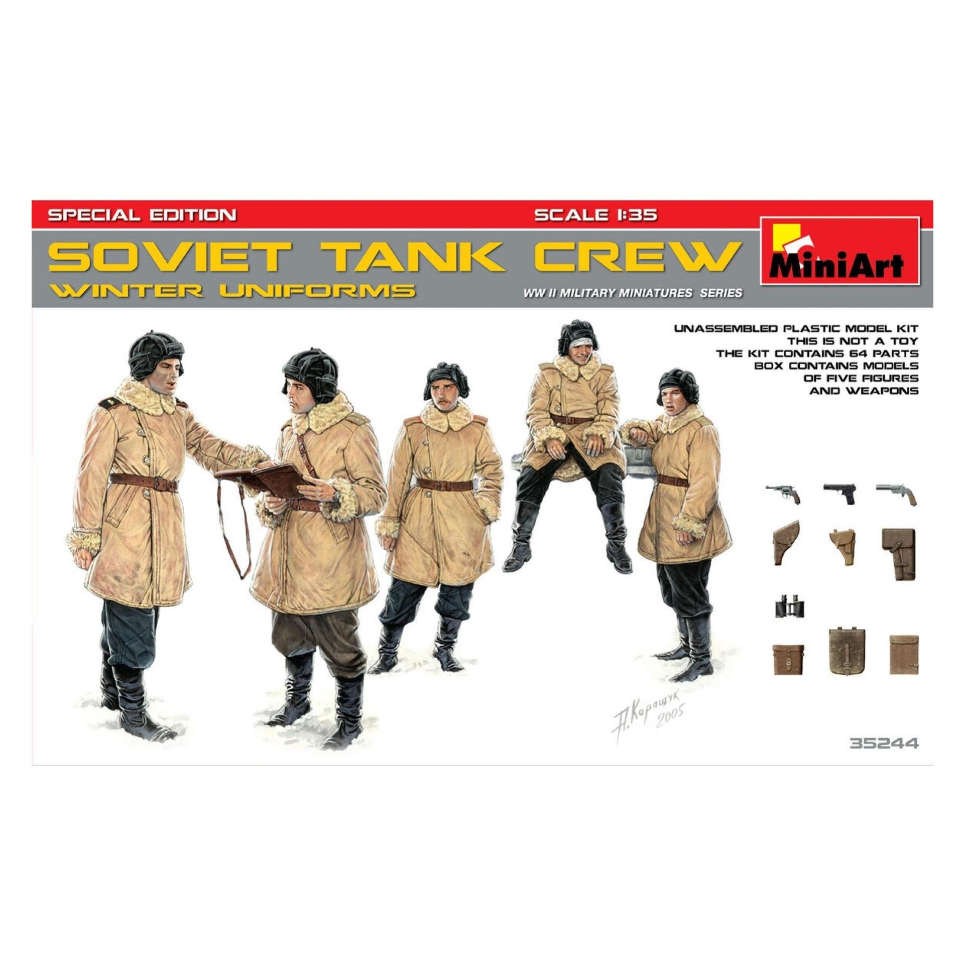 Mini art Soviet Tank Crew (Winter Uniforms)Specia Edition (35244)
