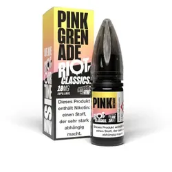 Pink Grenade NicSalt Liquid by Riot Squad 10ml / 10mg