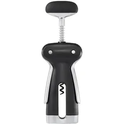 OXO Korkenzieher, schwarz, Flaschenöffner, Schwarz