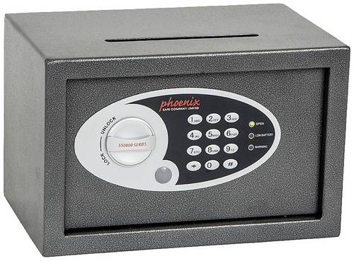 Phoenix SS0801ED VELA DEPOSIT HOME & OFFICE Tresor mit Banknoteneinwurf Zahlenschloss