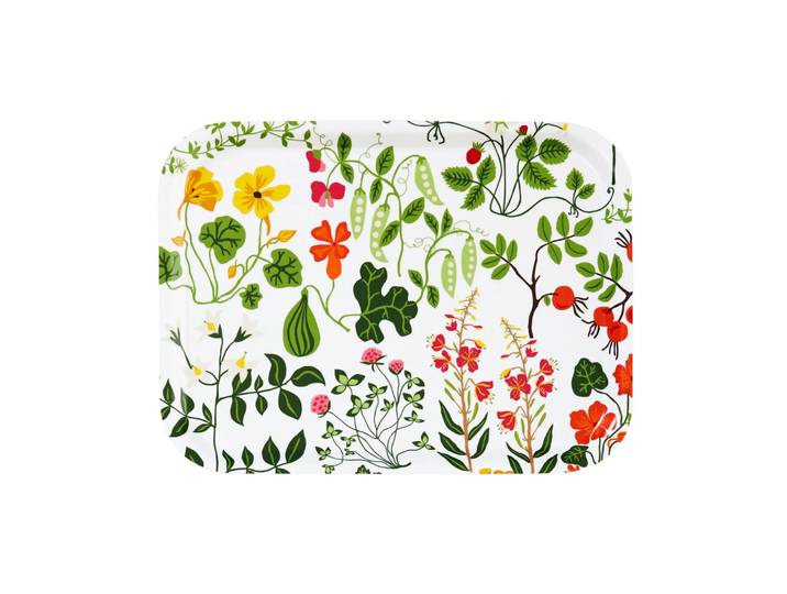Klippan Yllefabrik Plateau Leksand 20x27 cm blanc