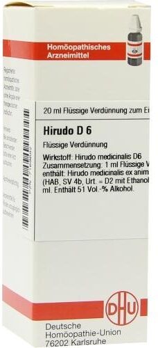 DHU Hirudo D6 Dilution 20ml