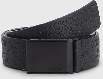 Cinturon Beveled Plaque Calvin Klein Hombre Negro 105
