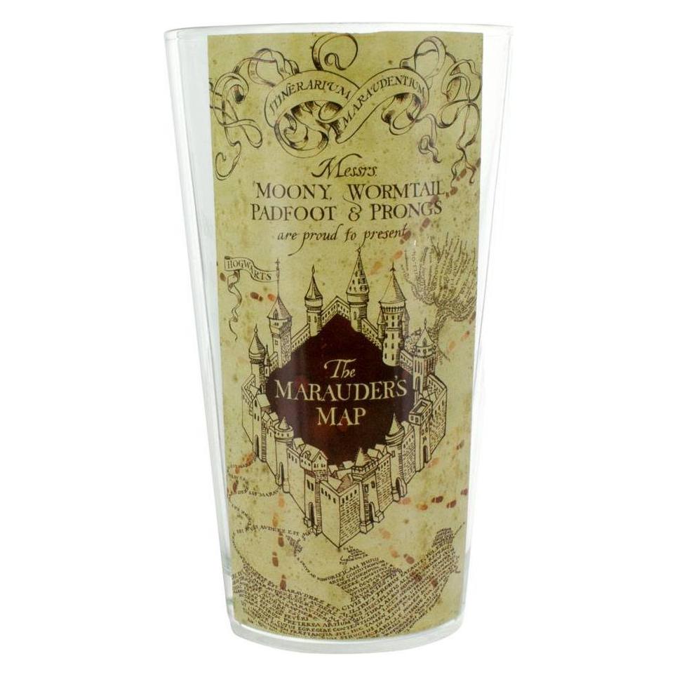 Paladone Products HARRY POTTER - Carte du Maraudeur - Verre 400ml (0.40 l, 1x) (95885)