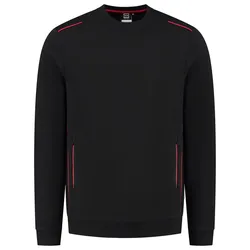 Sweatshirt "302703" Accent - XXL - black/red