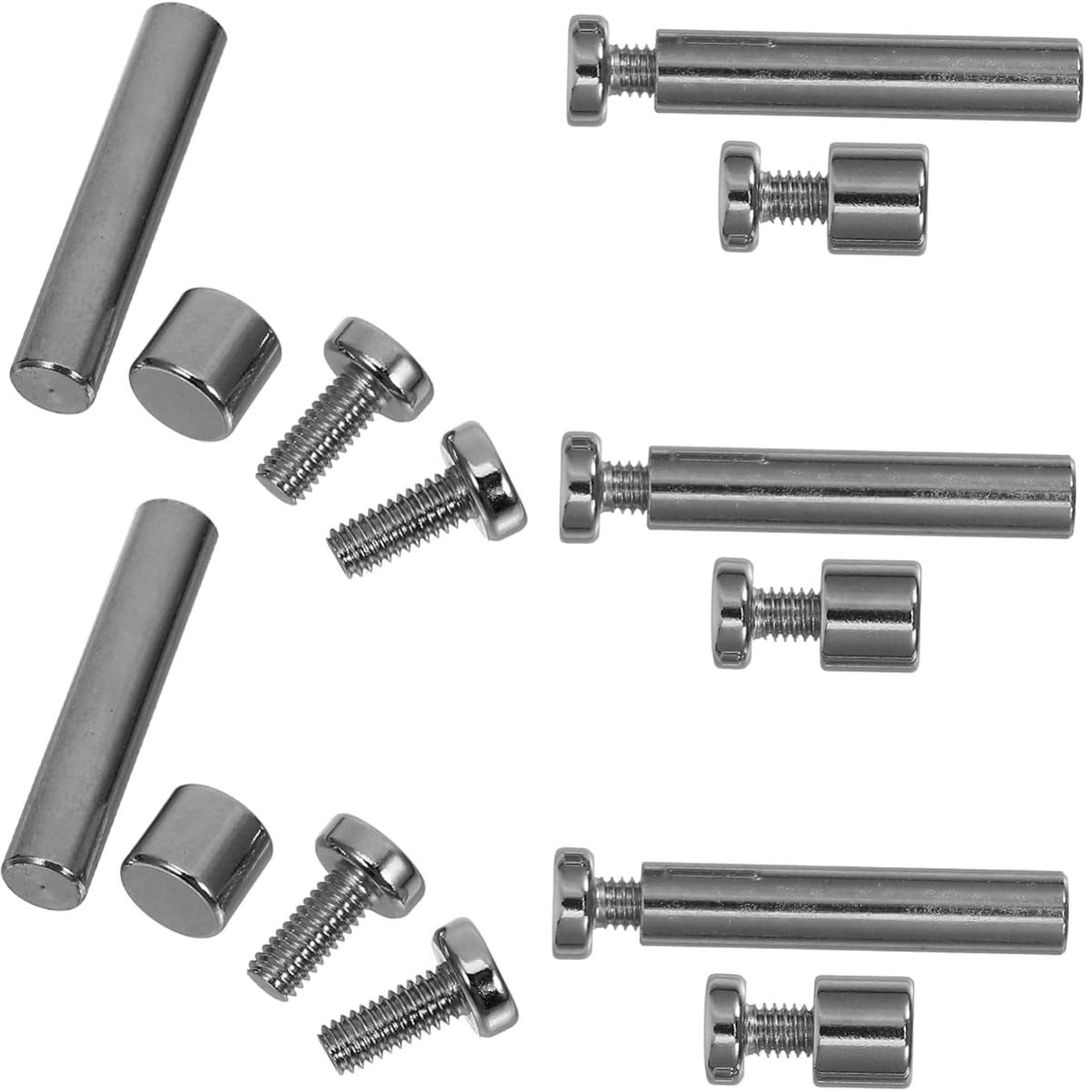 Bevestigingsset Frame Accessoires voor Decoratie Ophangen, Zilverkleurig, 5 Sets, IJzer