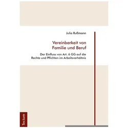 Vereinbarkeit von Familie und Beruf, Fachbücher von Julia Russmann