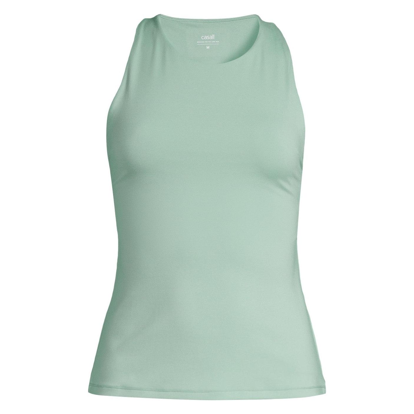 Koszulka damska treningowa Casall Soft Touch Bra Tank zielony - M (M) (925963)