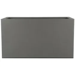 Riviera, Blumentopf, Blumentopf rechteckig 80 x 40 cm Granit (80 x 39.50 x 43.20 cm)
