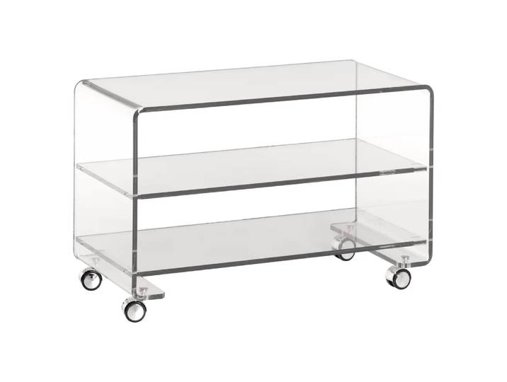 TV-Möbel Plexi, Johann Jakob, transparent, Kunststoff