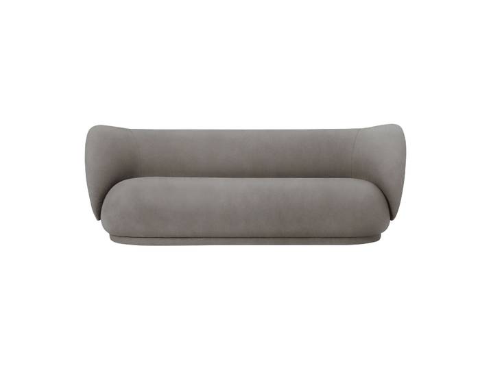 Ferm Living Canapé Rico 3 places Brushed warm grey