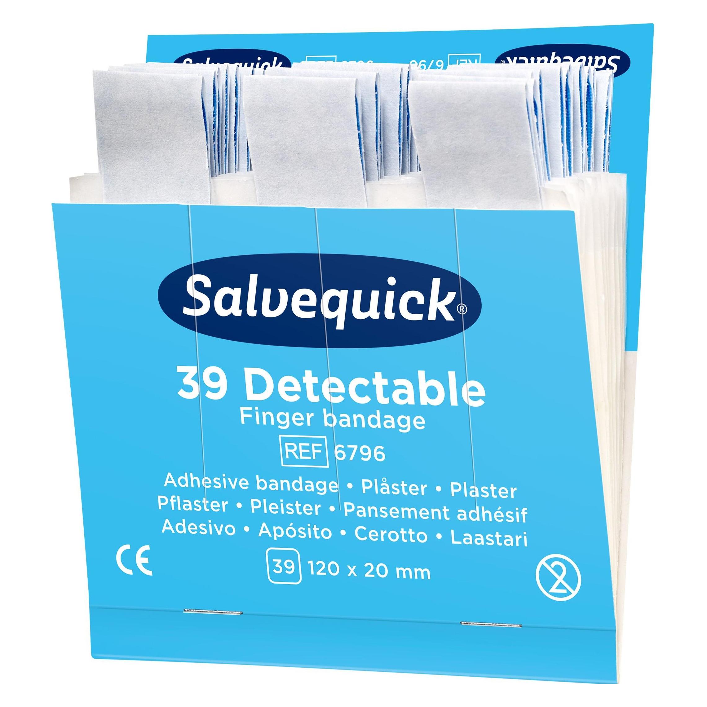 Salvequick Refill Pflaster-Strips wasserfest (Erste Hilfe Set Zubehör) (1009796)