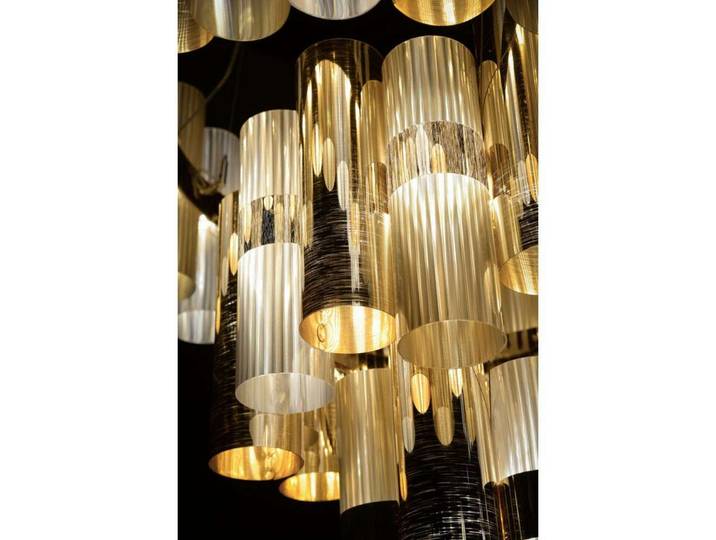 La Lollo Suspension XL Gold - Slamp - Salon / séjour - Plastique