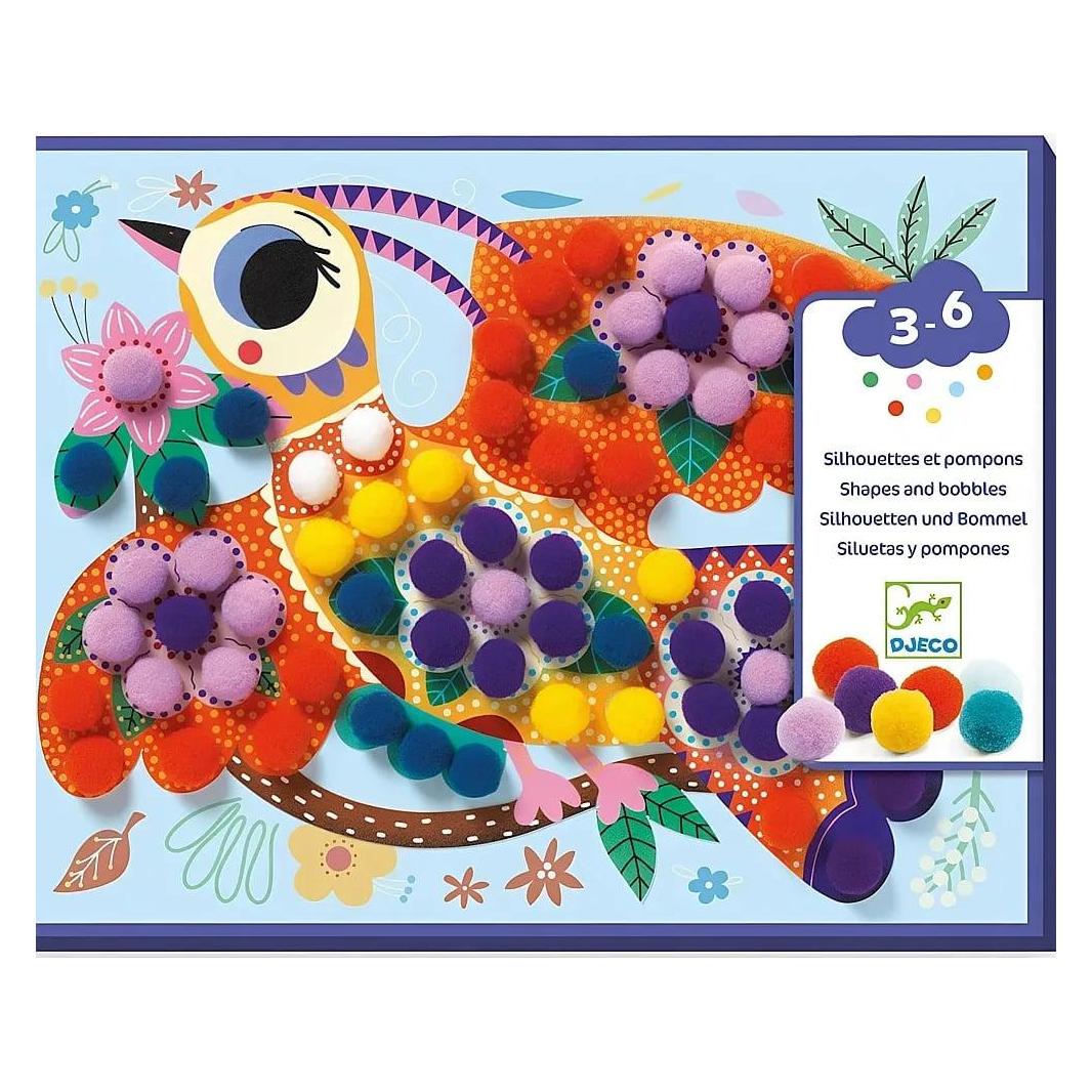 Djeco Silhouetten Pompons (DJ00070)