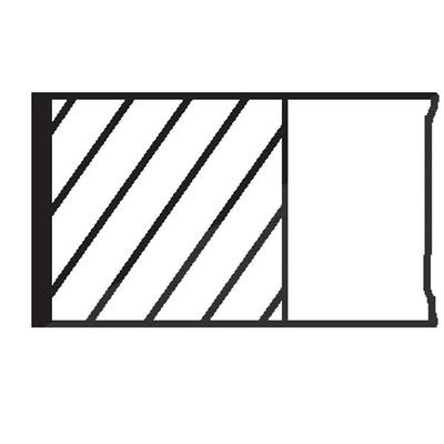 Mahle Kolbenringsatz [Hersteller-Nr. 033RS001010N0] für Audi, VW