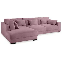 filippo Ecksofa Marsala Cord Violett Flieder