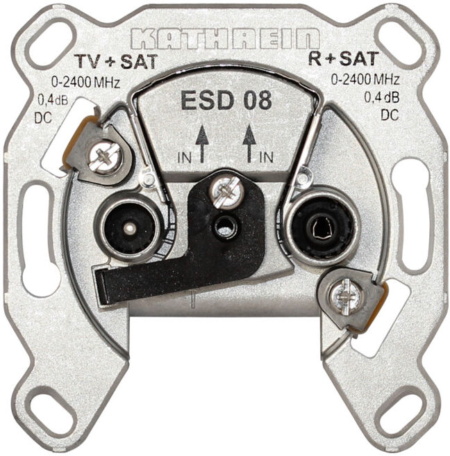 Kathrein Prise SAT double prise simple, Twin ESD 08 (274197)