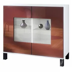 KOMMODE Grömitz Bordeaux Hochglanz