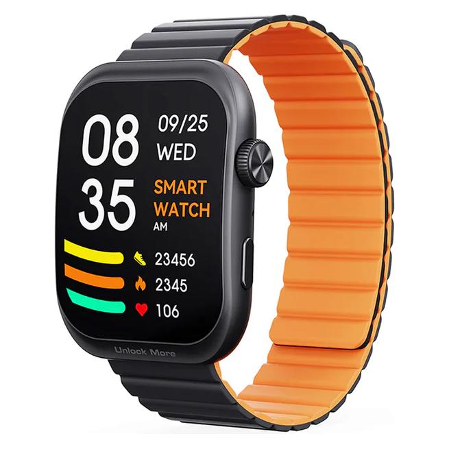 Aukey SW-1U Smartwatch with Two Magnetic Straps Zinc Alloy Case Gray (ohne SIM) (689323789436)