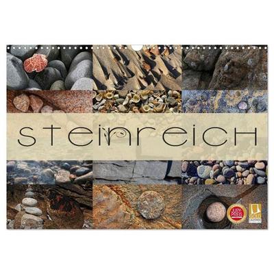 Steinreich (Wandkalender 2027 DIN A3 quer), CALVENDO Monatskalender