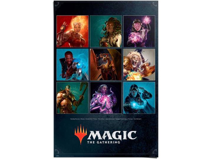 Poster REINDERS Magic - The Gathering , bunt (farbe bild(er): bunt), B:61cm H:91,5cm T:0,1cm, Papier, Bilder, Poster
