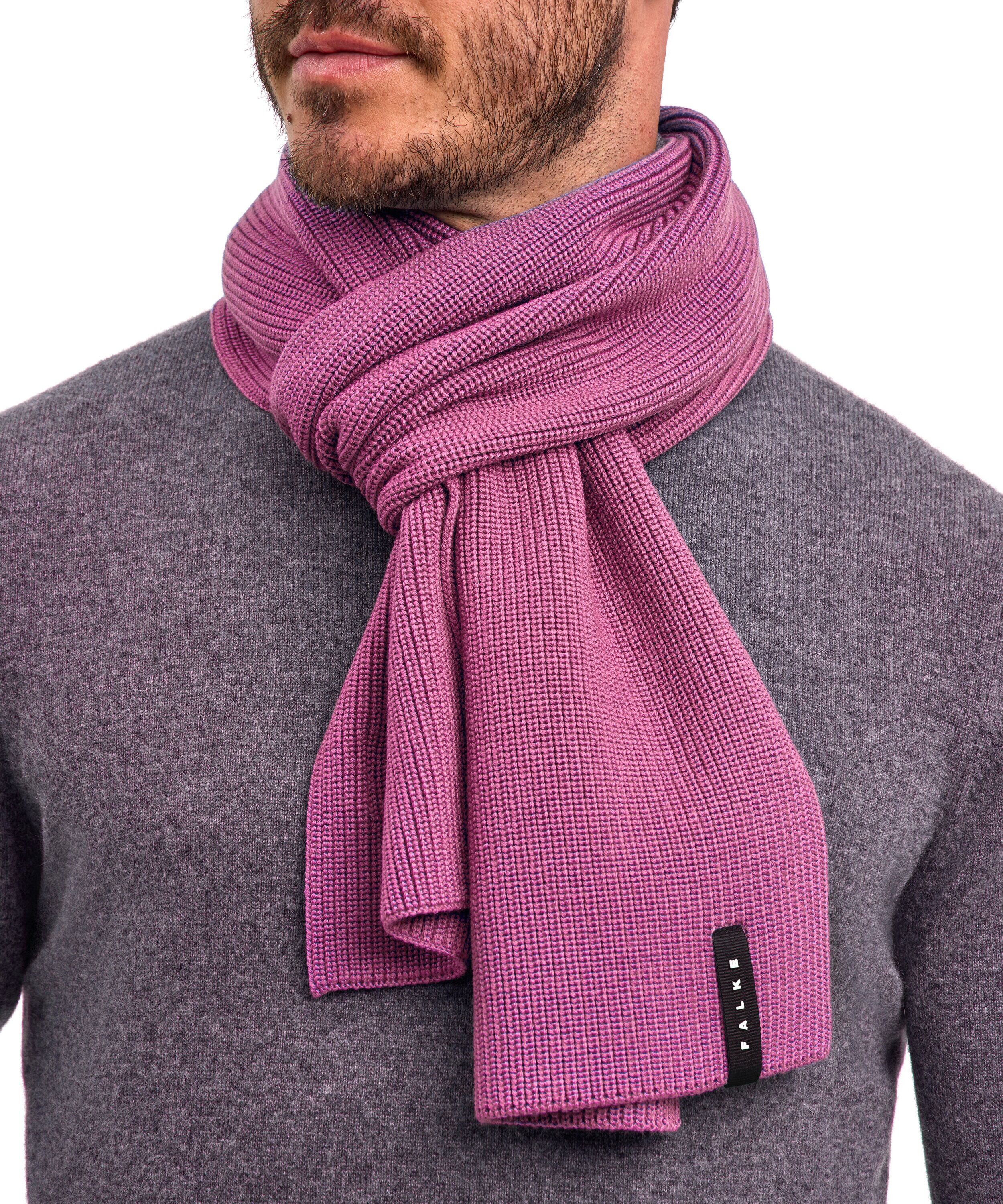Schal FALKE "FALKE Schal", Kinder, Gr. onesize, english rose (8731), Modetücher Schal