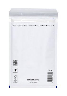 Schäfer Shop Pure Luftpolstertasche, weiß, 100 St., 220x340 mm/240x350 mm