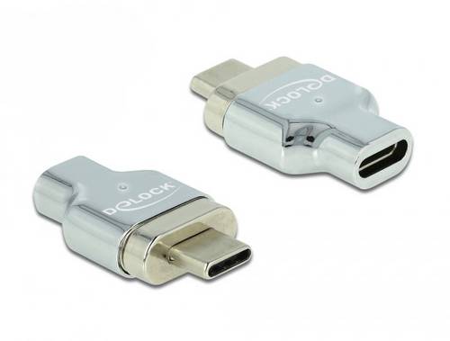 Delock USB 2.0 Adapter [1x USB-C Stecker - 1x USB-C Buchse] 66433