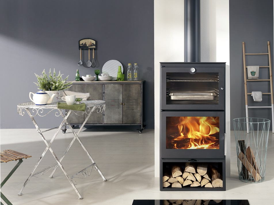 PANADEROAB Kaminofen COOK, 7,4 kW EcoDesign, Energie Label A+ 16896964