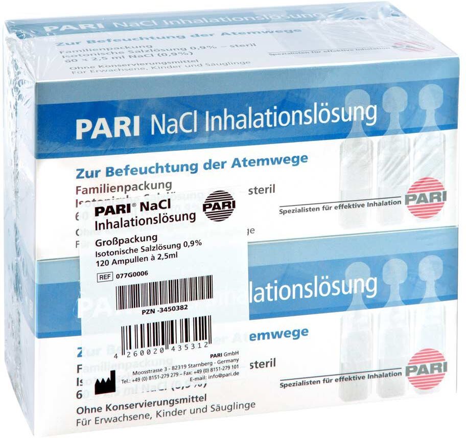 Pari Nacl Inhalationslösung Ampullen 120X2.5ml