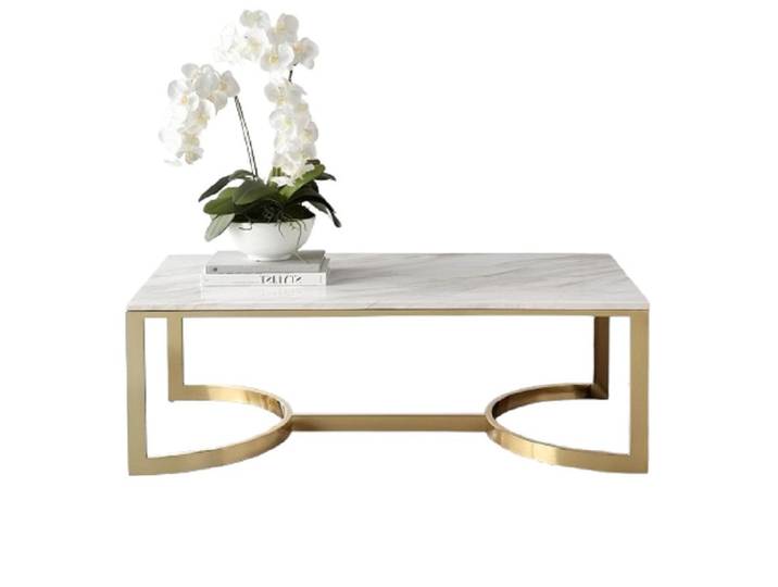 Xlmoebel Couchtisch Metall-Beistelltisch im klassischen Designer-Stil, stabil und elegant (Packung, 1-St., Couchtisch), Hergestellt in Europa