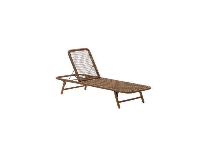 Outdoor Design Gartenliege „Dandaro“ Akazienholz Beige Kave Home