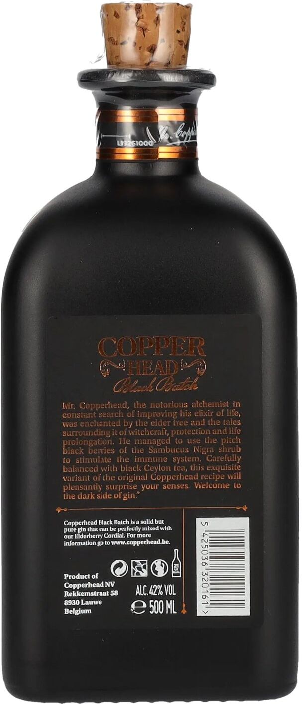 Copperhead Gin Copperhead London Dry Gin BLACK BATCH 42% Vol. 0,5l