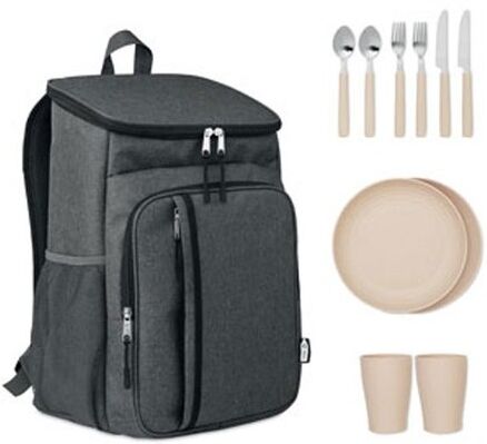 Sac pique-nique personnalisable isotherme en RPET Montecool PET recyclé noir