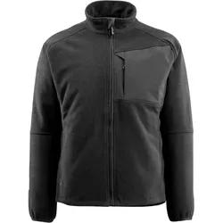 Fleecejacke "MARBURG" Unique einfarbig - L - schwarz