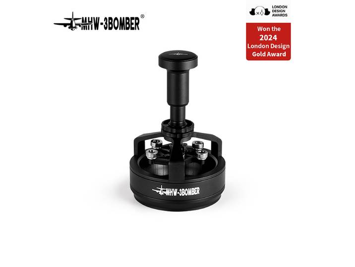 Agitateur à expresso MHW-3BOMBER WDT pour porte-filtre 51/53/58 mm, outil de distribution, profondeur réglable avec 6 aiguilles, accessoires pour café