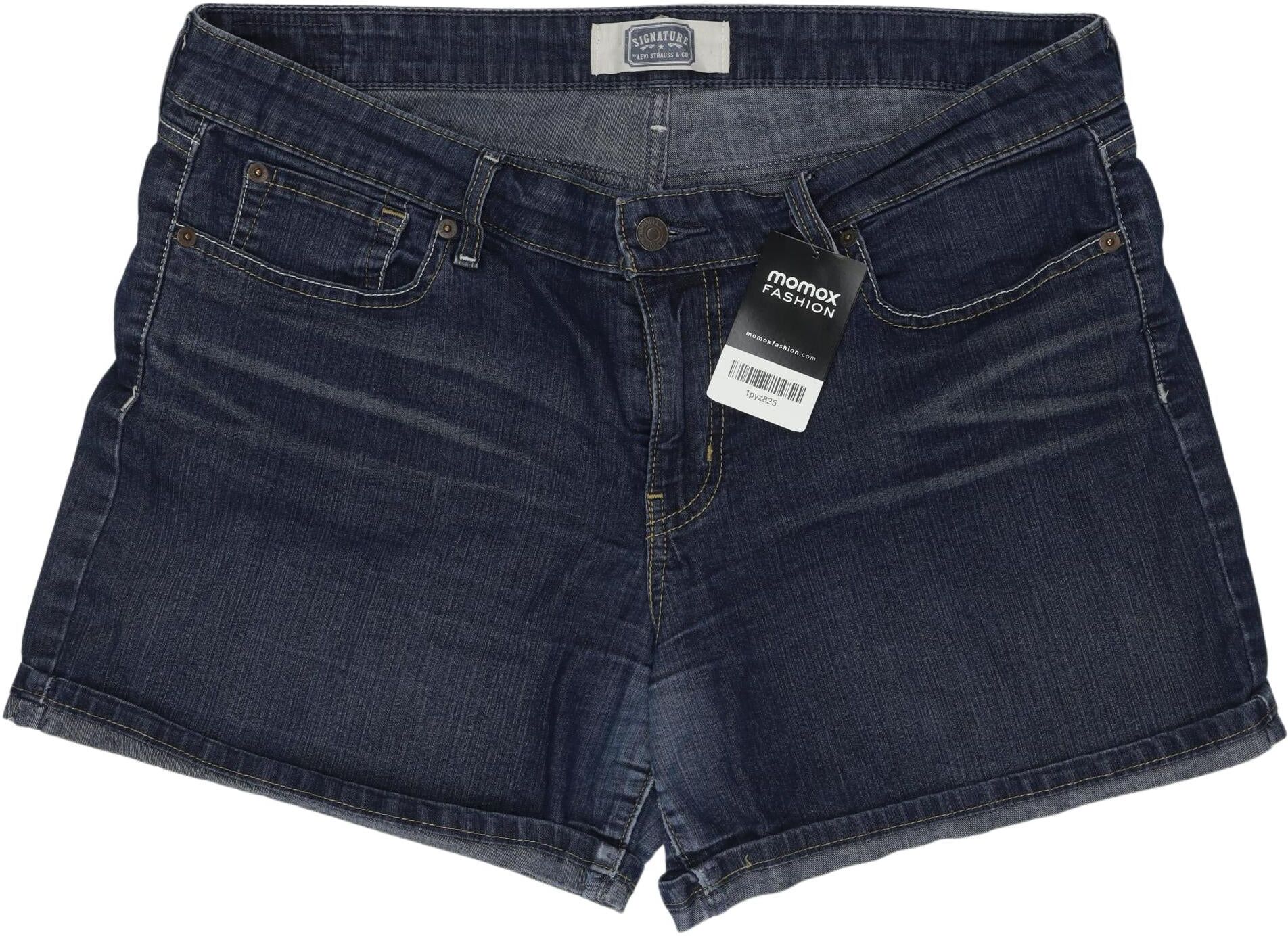 Signature by Levi Strauss & Co. Damen Shorts, Blau, Gr. W36, Baumwolle / Synthetik / Elasthan - Second Hand