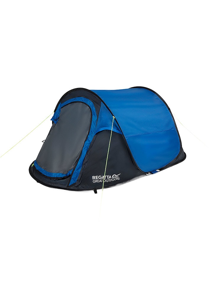 Regatta Pop-Up-Zelt "Malawi II" in Blau/ Grau - (L)220 x (B)90 x (H)120 cm - onesize