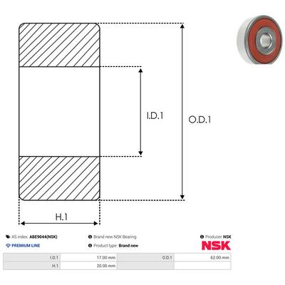 AS-PL Lager ABE9044(NSK)