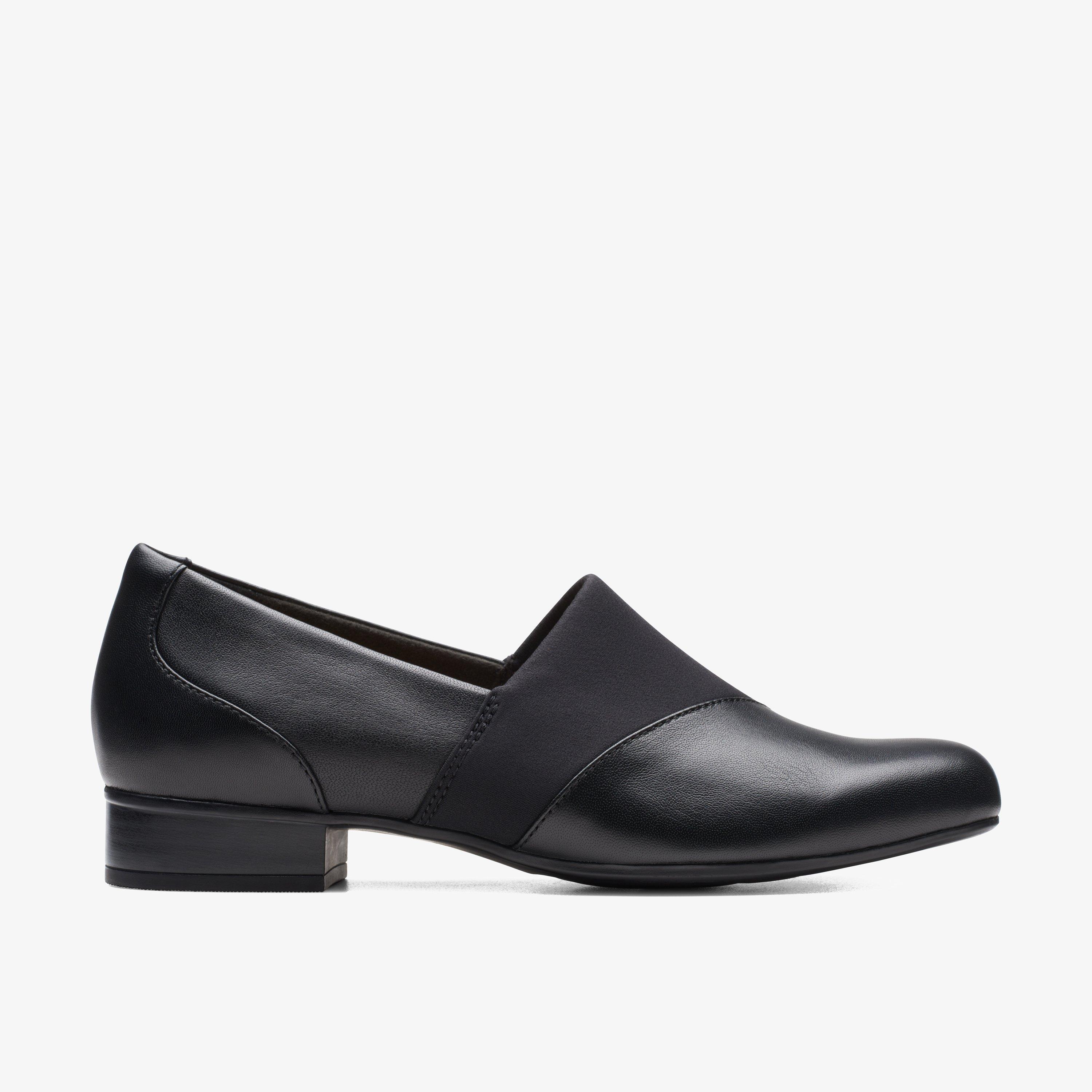 Juliet Gem Zwarte Leren Schoenen