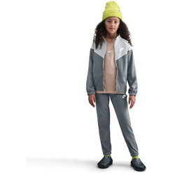 NIKE Sportswear Dri-FIT Trainingsanzug Kinder 084 - smoke grey/lt smoke grey/white XS (122-128 cm)