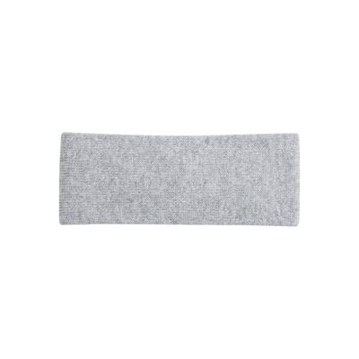Stirnband BOSS "Livia Headband", Damen, grau (open grau 081), Strick, Kaschmirmischung, unifarben, Mützen Stirnband, aus edlem Kaschmir-Mix