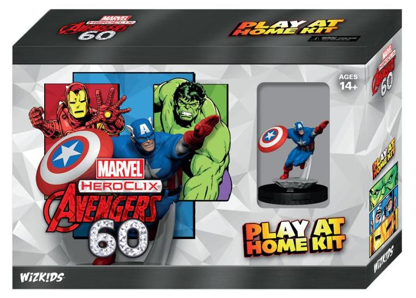 Wizkids Marvel HeroClix Avengers 60e Verjaardag Speel-thuisset Captain America