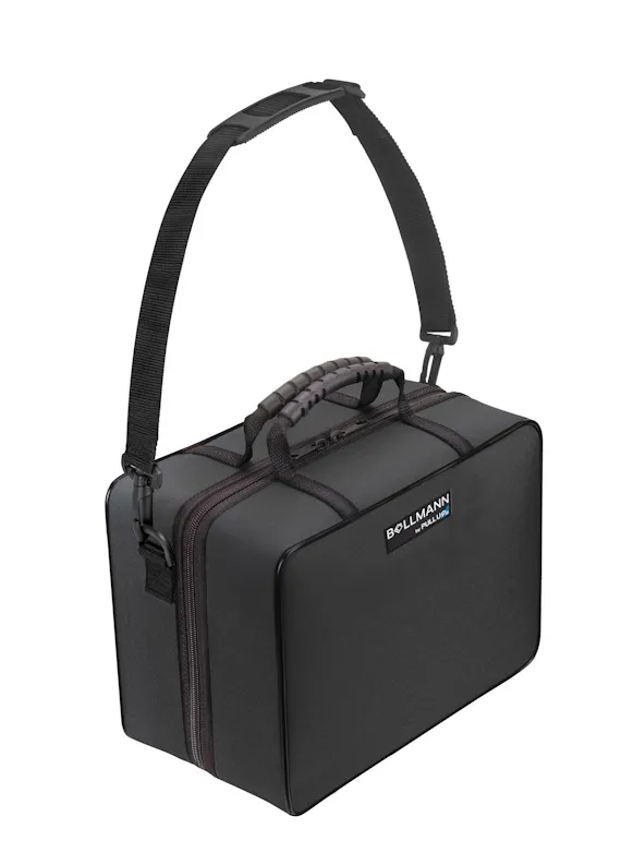 Bollmann by Pull UP Arzt oder Pflegetasche MINI, Polymousse-Gewebe-Bezug schwarz 1.08.411